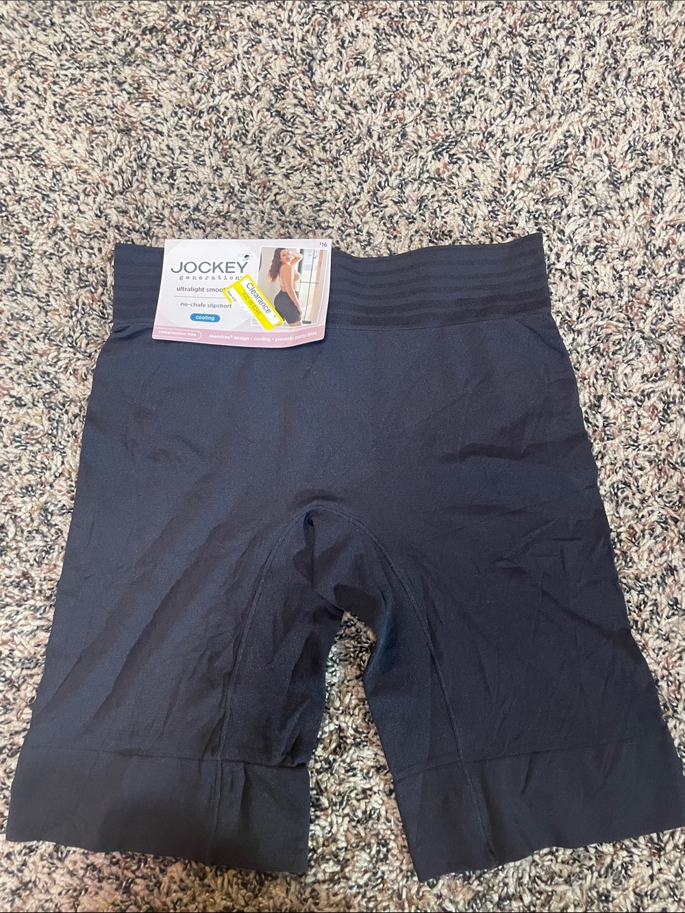 Jockey Shapewear Slip Short Black Size Small | NWT